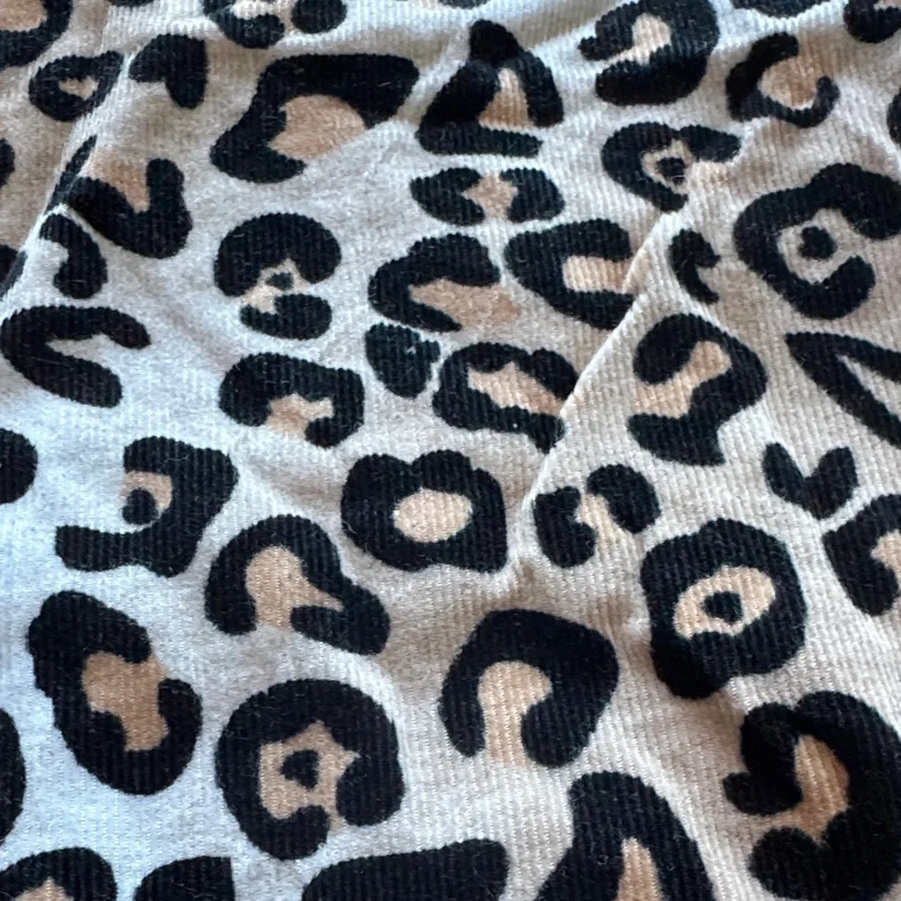 Mud Pie Kids Leopard Print Swim Coverup in Black and Tan